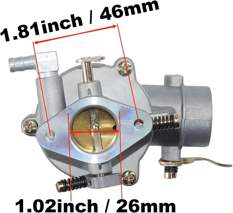RYTIME 390323 Carburetor Compatible for Briggs & Stratton 398170 394228 299169 7HP 8HP 9HP Horizontal Engine 170412 190432 190400 190412 194412 194415 195423 195431 195432 195435 Troy bilt Lawn Mower - Image 2